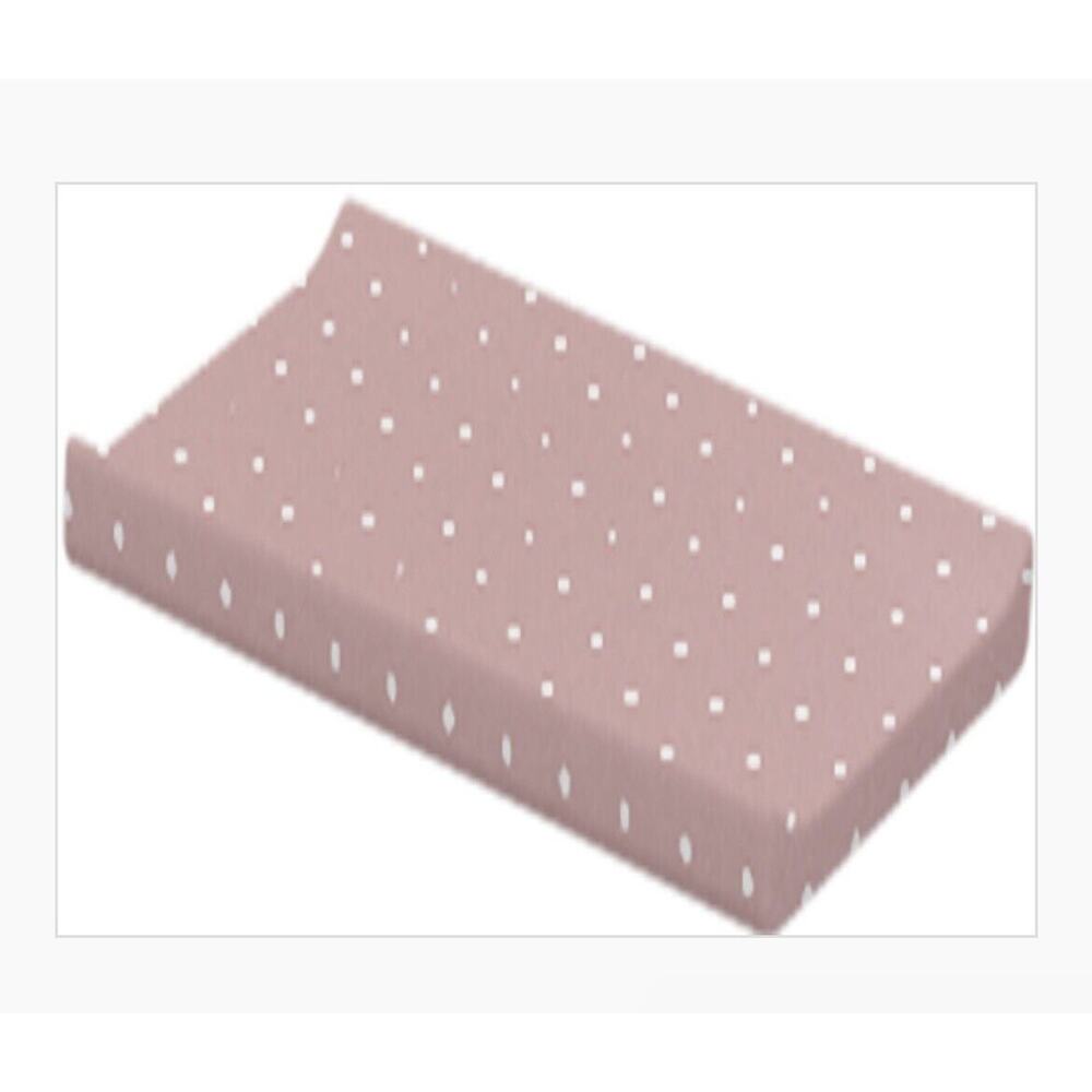 Stork And Style Dot-D5AAA9-Changing Pad Cover Pink (MSRP $40)